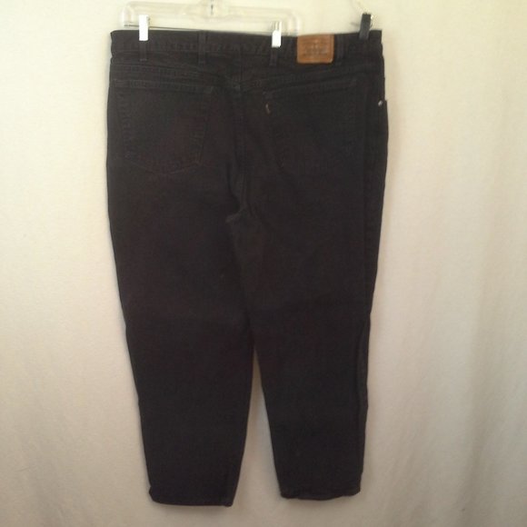 Levis mens jeans Size 46x30 Black Levis 545 Loose - Picture 8 of 11